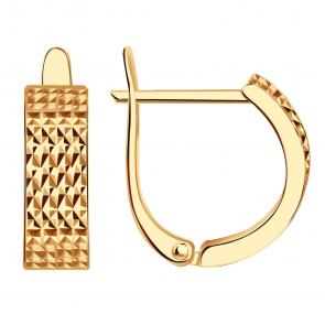 Золотые серьги МАГНАТ МА 011524 фото